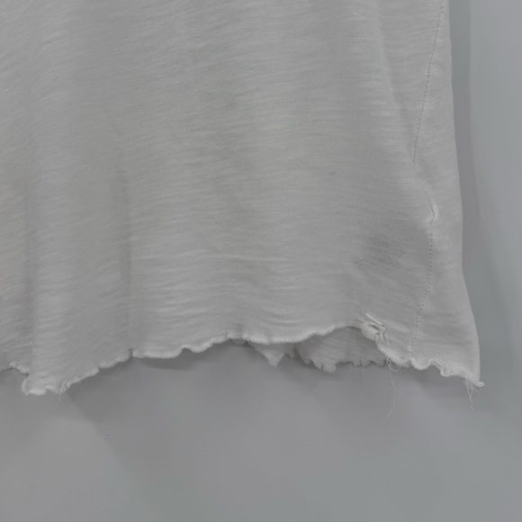 Free People We The Free Be My Baby Short Sleeve Tee in White | XS - Picture 3 of 6